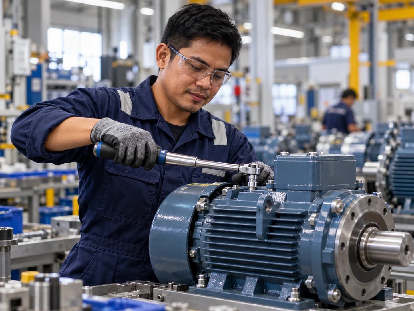 Male professional in a representative production & manufacturing workplace
